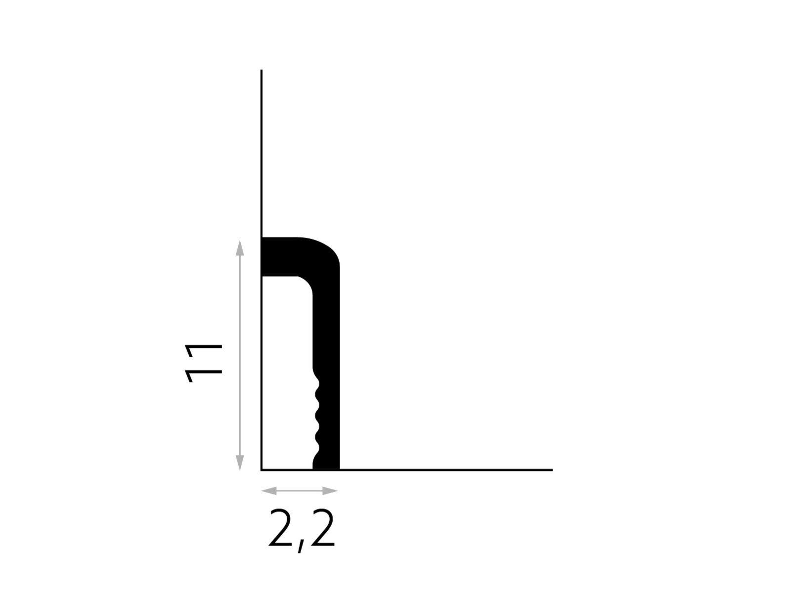 Podna lajsna MD005 - Slika 2