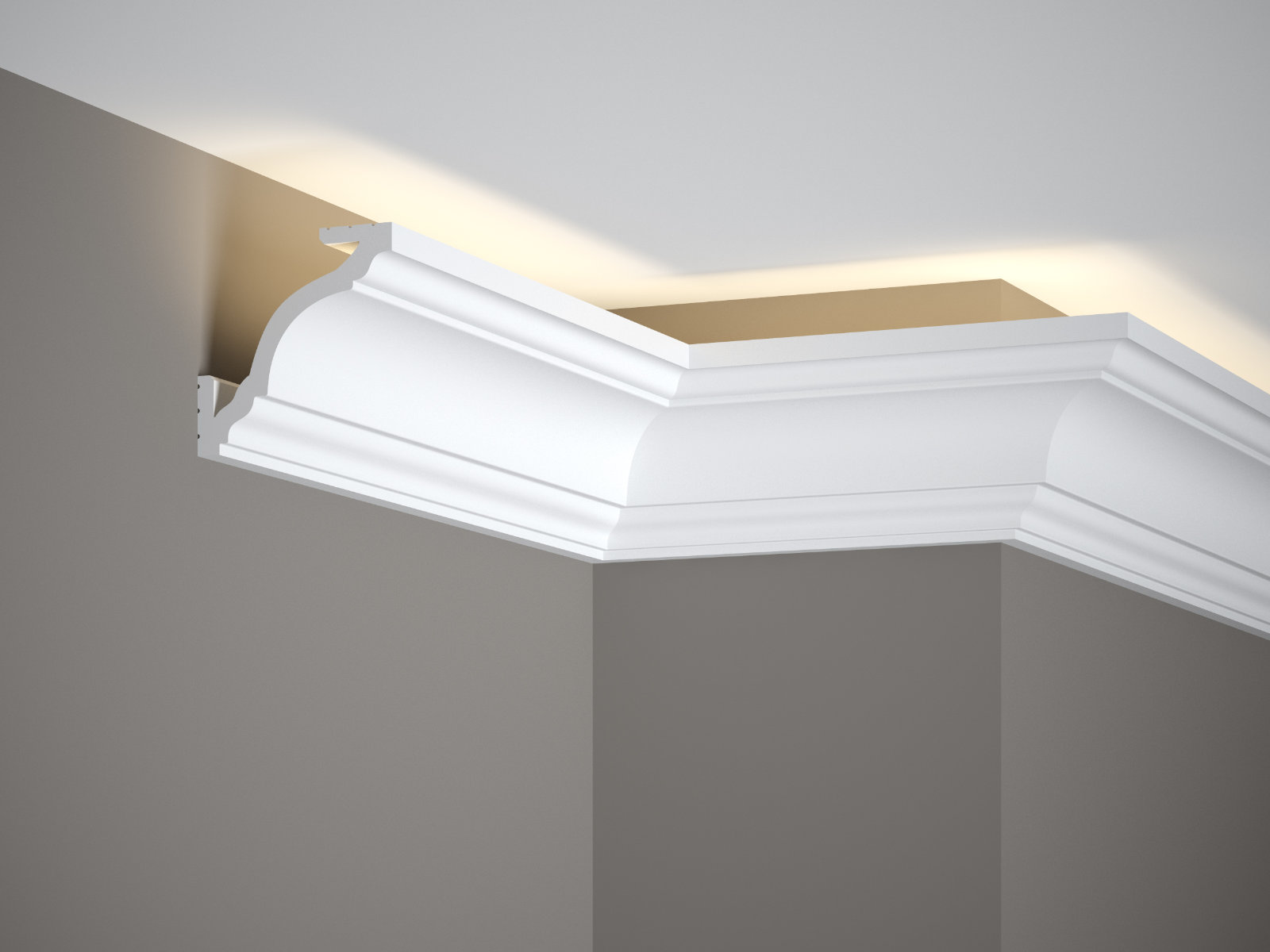 Ukrasna stropna LED lajsna MD213 - Slika 3