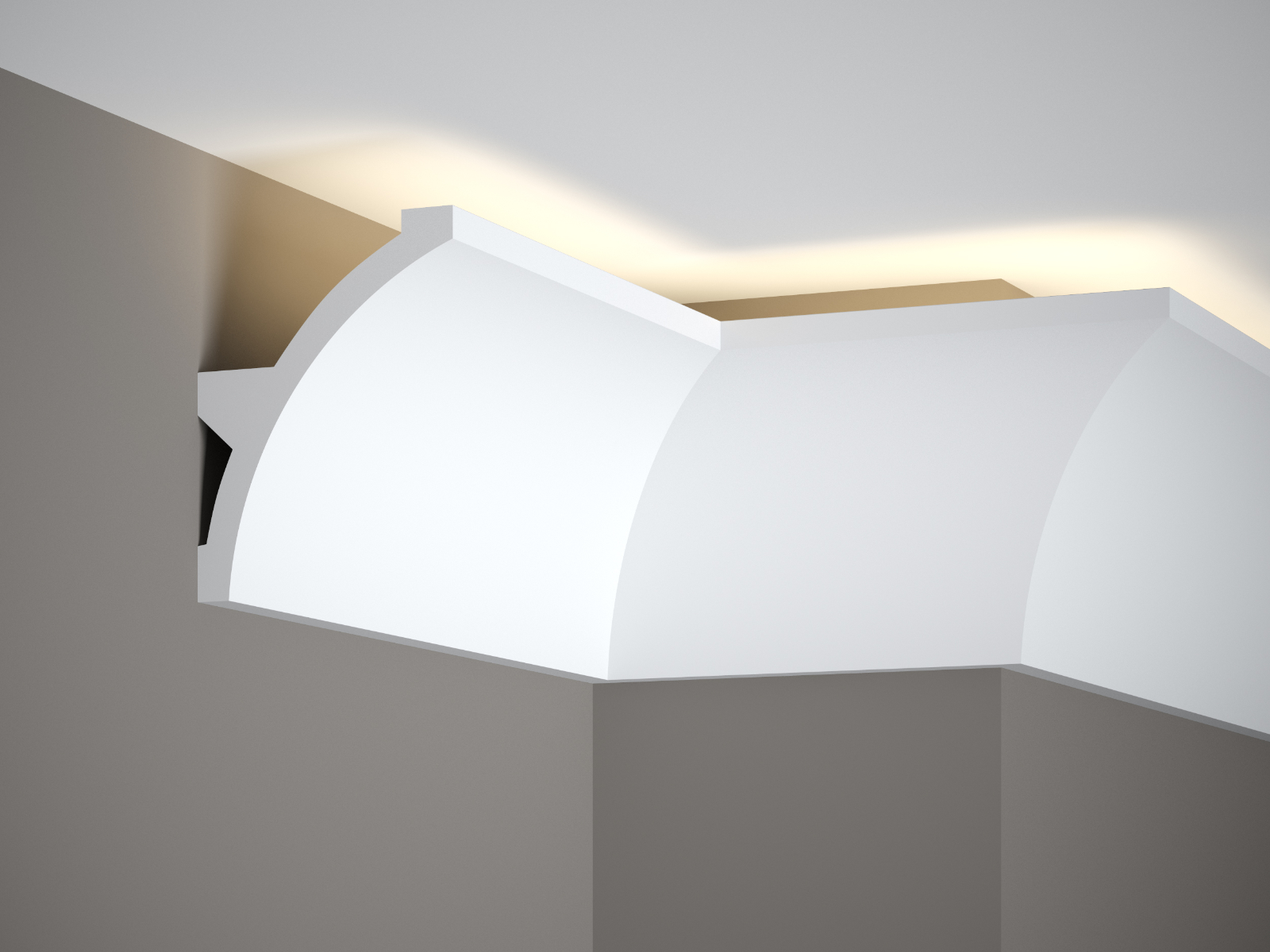 Ukrasna stropna led lajsna MDB101 - Slika 2