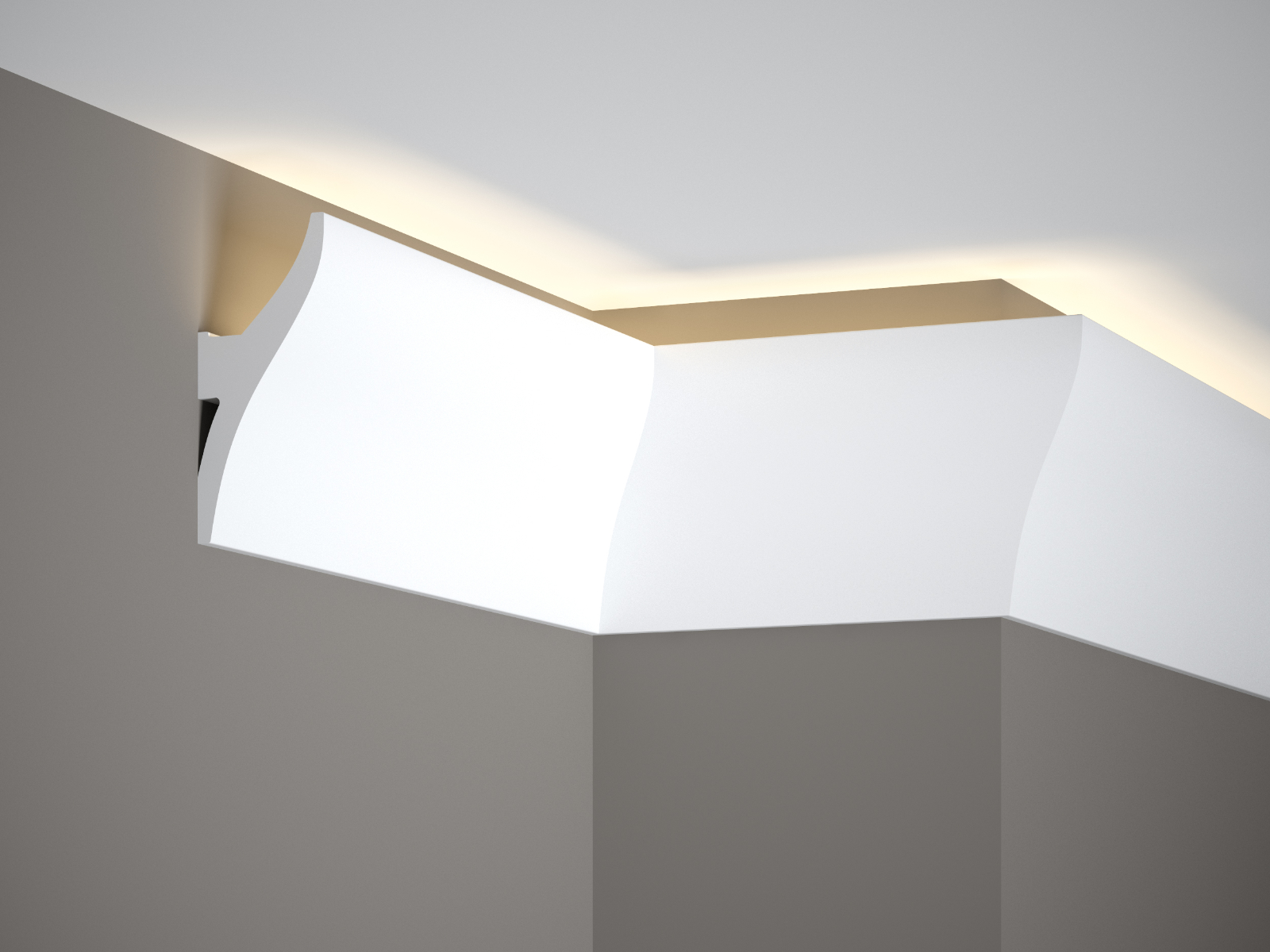 Ukrasna stropna LED lajsna QL010